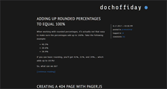 Desktop Screenshot of dochoffiday.com