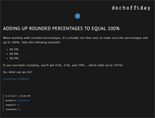 Tablet Screenshot of dochoffiday.com